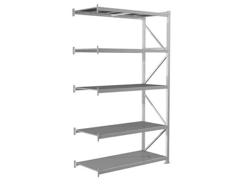 Дополнительная секция для стеллажа MS Pro 300/150x80 5 полок